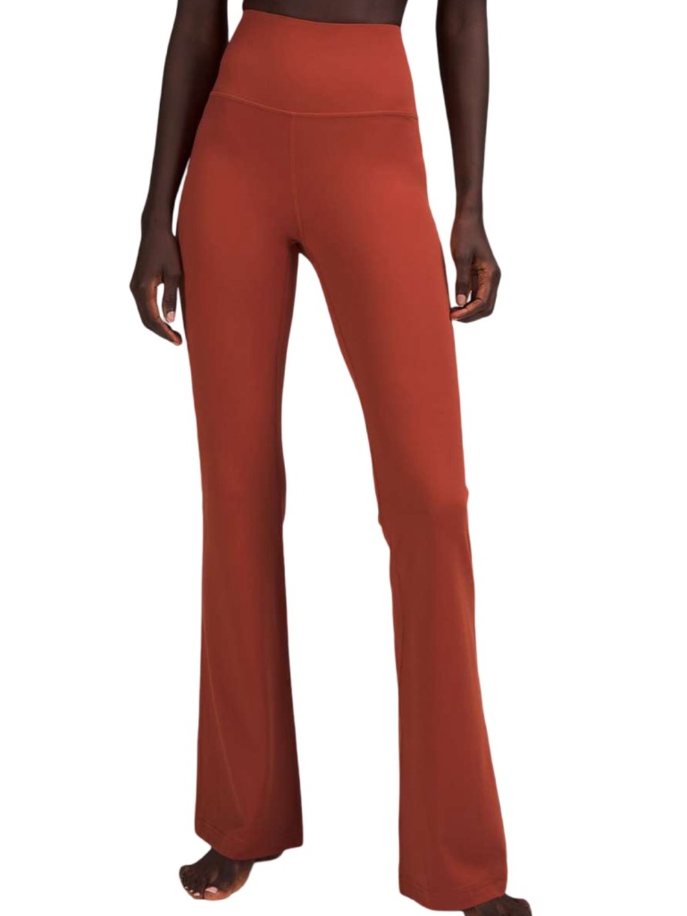 ▫️🧶 lululemon groove super high rise flared NULU color cayenne flared pants 🧶▫️